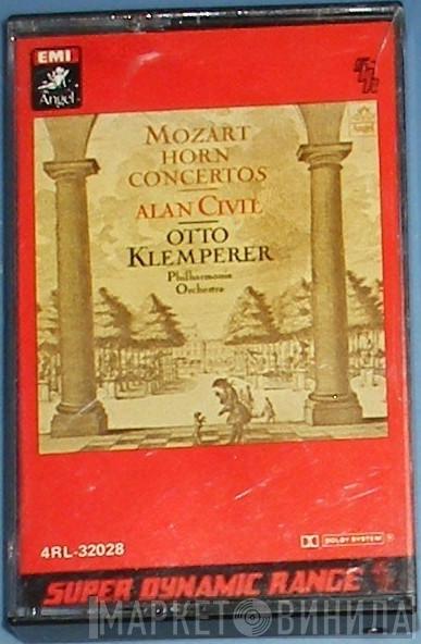 , Wolfgang Amadeus Mozart , Alan Civil , Otto Klemperer  Philharmonia Orchestra  - Horn Concertos