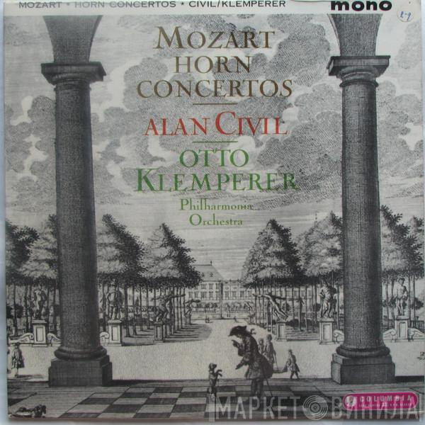 , Wolfgang Amadeus Mozart , Alan Civil , Otto Klemperer  Philharmonia Orchestra  - Horn Concertos