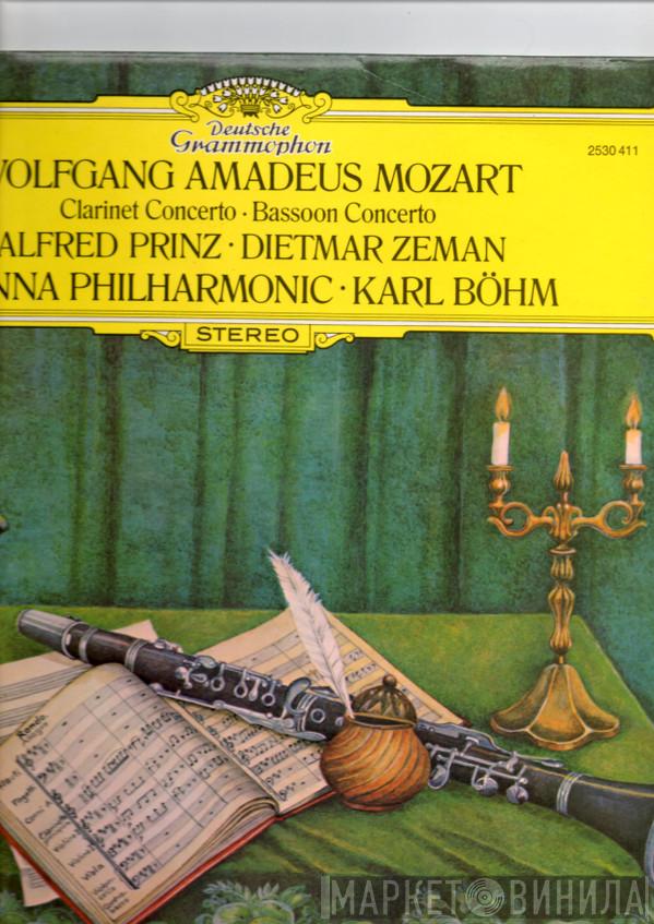 Wolfgang Amadeus Mozart, Alfred Prinz, Dietmar Zeman, Wiener Philharmoniker, Karl Böhm - Clarinet Concerto • Bassoon Concerto