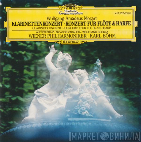 Wolfgang Amadeus Mozart, Alfred Prinz, Nicanor Zabaleta, Wolfgang Schulz , Wiener Philharmoniker, Karl Böhm - Klarinettenkonzert (Clarinet Concerto) - Konzert Für Flöte & Harfe (Concerto for Flute & Harp)