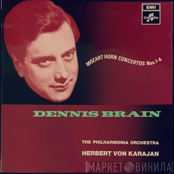 - Wolfgang Amadeus Mozart And Dennis Brain Conducted By Philharmonia Orchestra  Herbert von Karajan  - Horn Concertos Nos. 1-4