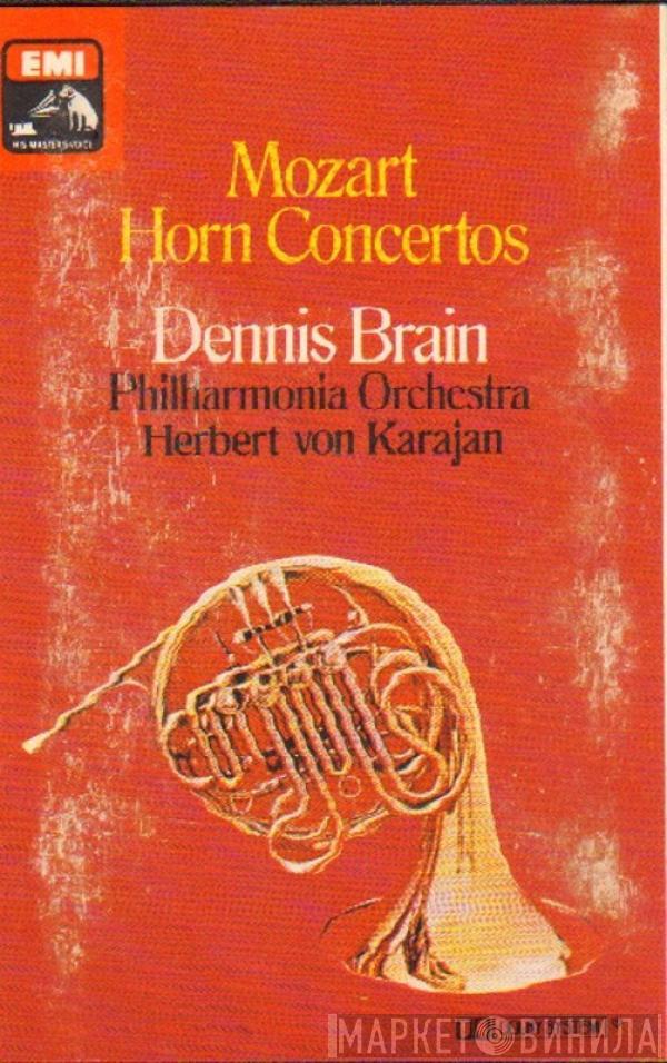 - Wolfgang Amadeus Mozart And Dennis Brain Conducted By Philharmonia Orchestra  Herbert von Karajan  - Horn Concertos Nos. 1-4