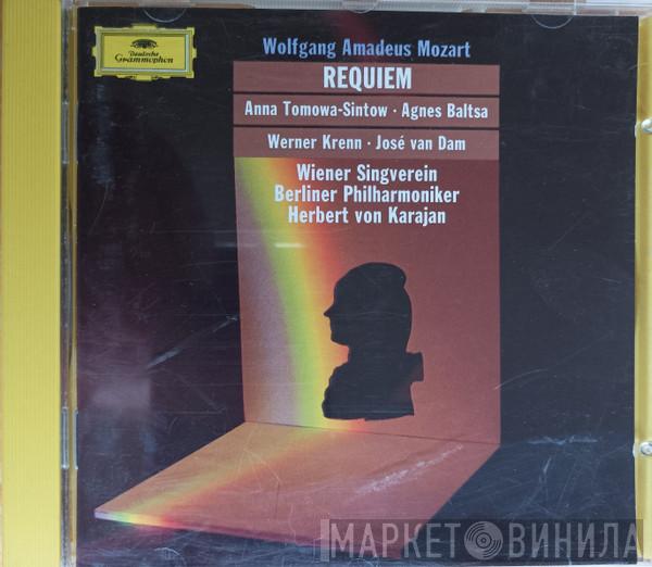 Wolfgang Amadeus Mozart, Anna Tomowa-Sintow, Agnes Baltsa, Werner Krenn, José van Dam, Wiener Singverein, Berliner Philharmoniker, Herbert von Karajan - Requiem