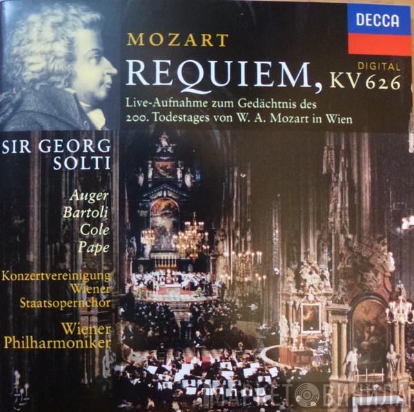 - Wolfgang Amadeus Mozart , Arleen Auger , Cecilia Bartoli , Vinson Cole , René Pape , Konzertvereinigung Wiener Staatsopernchor , Wiener Philharmoniker  Georg Solti  - Requiem, KV 626