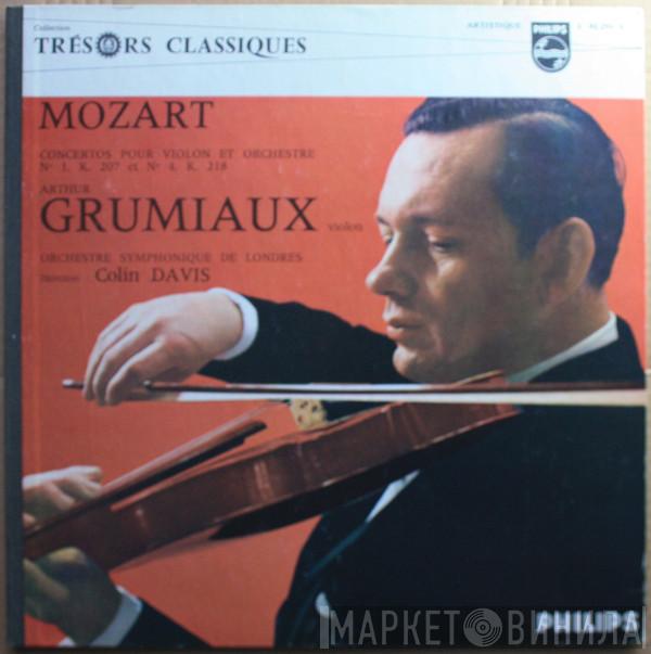 - Wolfgang Amadeus Mozart , Arthur Grumiaux , Direction : The London Symphony Orchestra  Sir Colin Davis  - Concertos Pour Violon Et Orchestre N°. 1, K. 207 Et N°. 4, K. 218