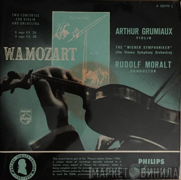 Wolfgang Amadeus Mozart, Arthur Grumiaux, Wiener Symphoniker - Two Concertos For Violin & Orchestra, G major K.V. 216, D major K.V. 218