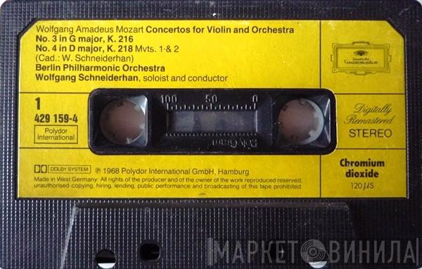Wolfgang Amadeus Mozart, Berliner Philharmoniker, Wolfgang Schneiderhan - Concertos For Violin And Orchestra No. 3-4-5