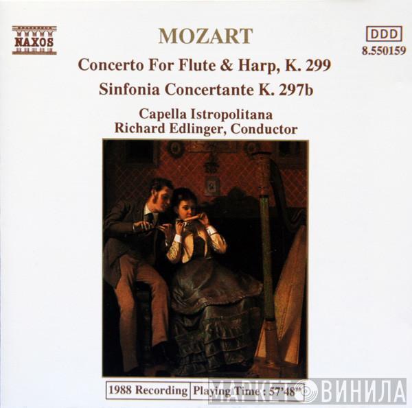 Wolfgang Amadeus Mozart, Capella Istropolitana, Richard Edlinger - Concerto For Flute & Harp, Sinfonia Concertante