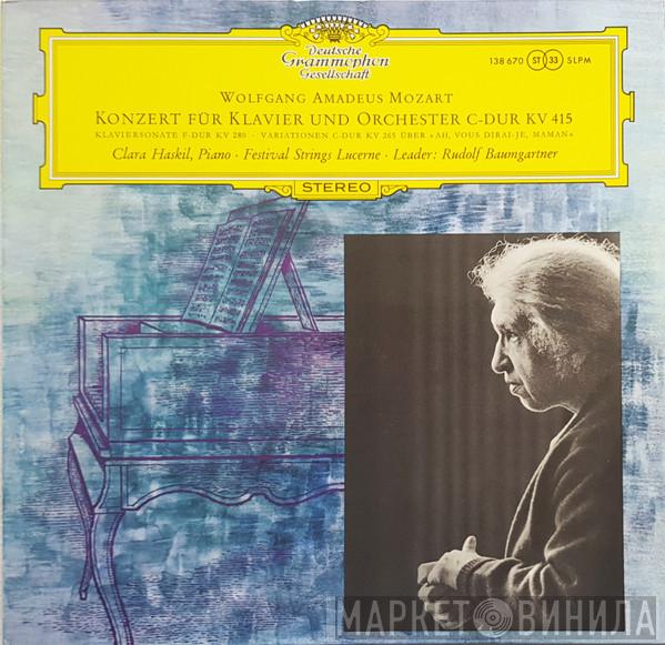 , Wolfgang Amadeus Mozart , Clara Haskil , Festival Strings Lucerne  Rudolf Baumgartner  - Konzert Für Klavier Und Orchester C-Dur KV 415