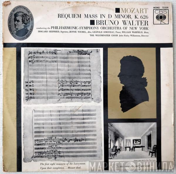 , Wolfgang Amadeus Mozart Conducting The Bruno Walter , The New York Philharmonic Orchestra  Westminster Symphonic Choir  - Requiem Mass In D Minor, K. 626