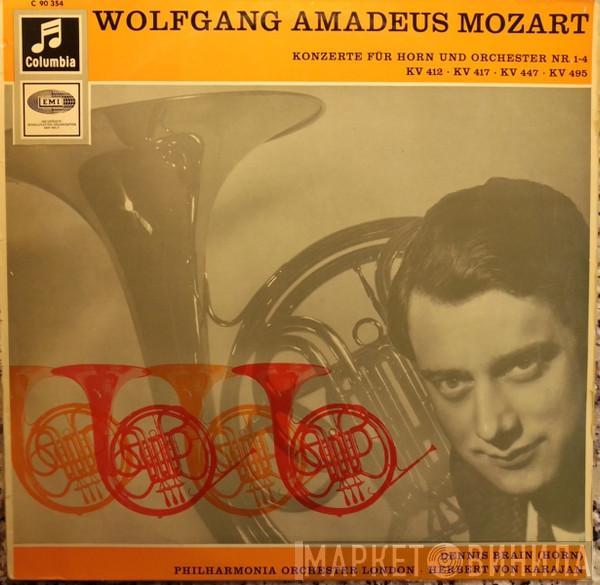 - Wolfgang Amadeus Mozart , Dennis Brain , Philharmonia Orchestra  Herbert von Karajan  - Konzerte Für Horn Und Orchester Nr. 1 - 4 , KV 412 . KV 417 .  KV 447 .  KV 495