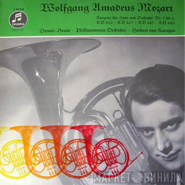 - Wolfgang Amadeus Mozart , Dennis Brain , Philharmonia Orchestra  Herbert von Karajan  - Konzerte Für Horn Und Orchester Nr. 1 Bis 4, KV 412, KV 417, KV 447, KV 495