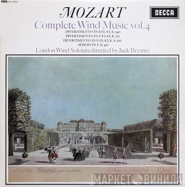 , Wolfgang Amadeus Mozart Directed By London Wind Soloists  Jack Brymer  - Complete Wind Music Vol. 4