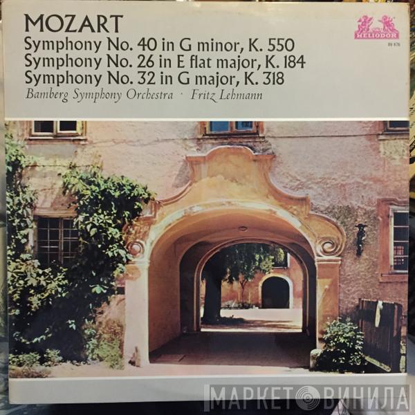 Wolfgang Amadeus Mozart, Eugen Jochum, Fritz Lehmann - Symphonien Nr. 40 G-moll KV 550 · Nr. 26 Es-dur KV 184 · Nr. 32 G-dur KV 318