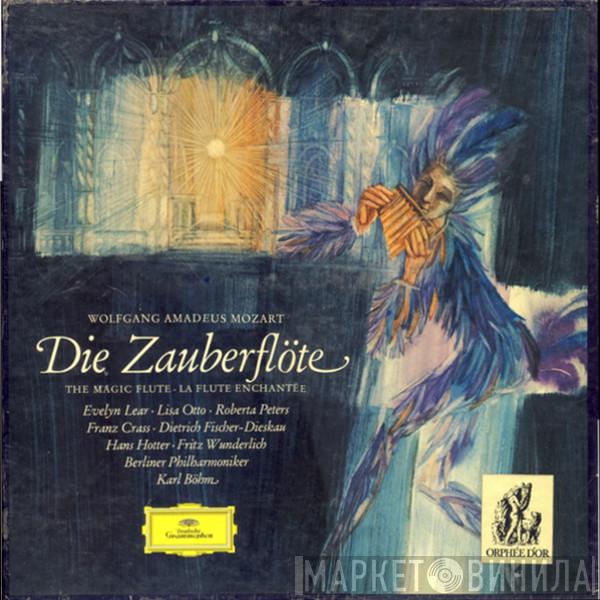 Wolfgang Amadeus Mozart, Evelyn Lear, Lisa Otto, Roberta Peters, Franz Crass, Dietrich Fischer-Dieskau, Hans Hotter, Fritz Wunderlich, Berliner Philharmoniker, Karl Böhm - Die Zauberflöte = The Magic Flute = La Flute Enchantée
