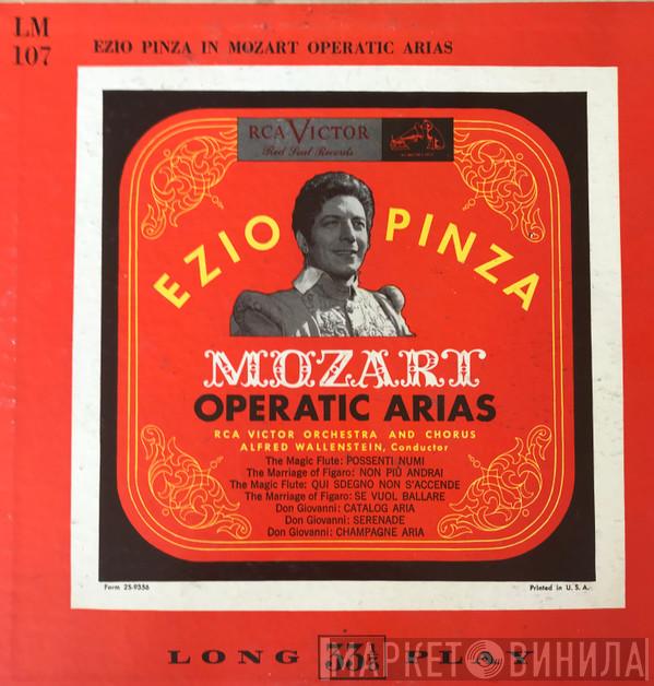 , Wolfgang Amadeus Mozart , Ezio Pinza , Alfred Wallenstein And RCA Victor Symphony Orchestra  RCA Victor Chorus  - Mozart Operatic Arias ~ Ezio Pinza