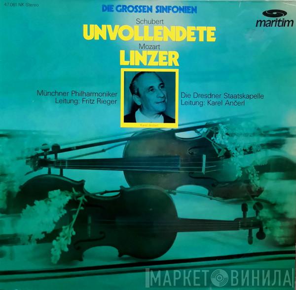 , Wolfgang Amadeus Mozart , Franz Schubert , Staatskapelle Dresden  Münchner Philharmoniker  - Die Großen Sinfonien - Linzer Sinfonie - Unvollendete