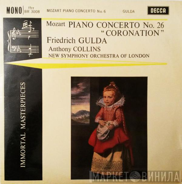 - Wolfgang Amadeus Mozart , Friedrich Gulda , Anthony Collins   The New Symphony Orchestra Of London  - Piano Concerto No. 26 "Coronation"