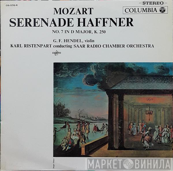 - Wolfgang Amadeus Mozart , Georg Friedrich Hendel , Kammerorchester Des Saarländischen Rundfunks, Saarbrücken  Karl Ristenpart  - Serenade No.7 In D Major K.250 (Haffner Serenade)