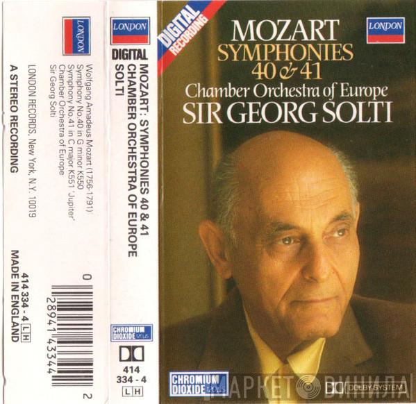 - Wolfgang Amadeus Mozart , Georg Solti  The Chamber Orchestra Of Europe  - Symphonies 40 & 41