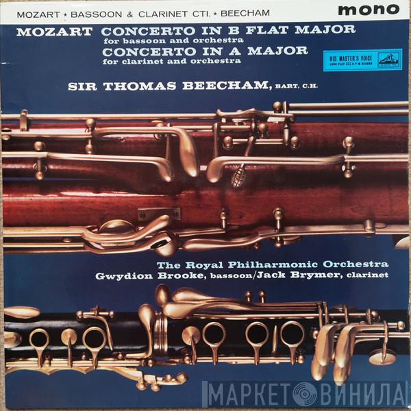 Wolfgang Amadeus Mozart, Gwydion Brooke, Jack Brymer, The Royal Philharmonic Orchestra, Sir Thomas Beecham - Concerto's In B Flat Major, K.191 For Bassoon And Orchestra; In A Major, K.622 For Clarinet And Orchestra