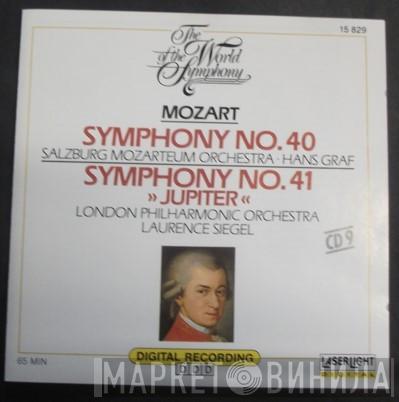Wolfgang Amadeus Mozart, Hans Graf, Das Mozarteum Orchester Salzburg, Laurence Siegel, The London Philharmonic Orchestra - The World Of The Symphony (CD9): Symphonies 40 & 41