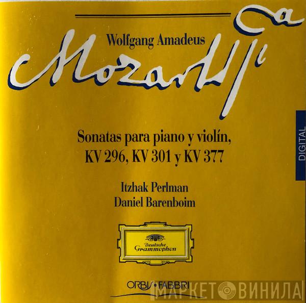 , Wolfgang Amadeus Mozart , Itzhak Perlman  Daniel Barenboim  - Sonatas Para Piano Y Violin, KV 296, KV301 y KV 377