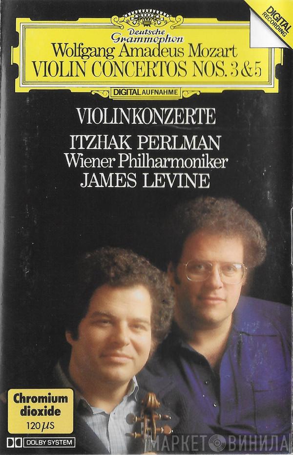 Wolfgang Amadeus Mozart, Itzhak Perlman, Wiener Philharmoniker, James Levine  - Violin Concertos Nos. 3 & 5 = Violinkonzerte
