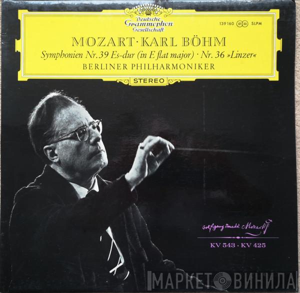 Wolfgang Amadeus Mozart, Karl Böhm, Berliner Philharmoniker - Symphonien Nr. 39 Es-Dur • Nr. 36 »Linzer«