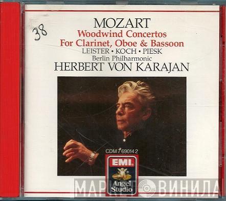 - Wolfgang Amadeus Mozart , Karl Leister , Lothar Koch , Günther Piesk , Herbert von Karajan  Berliner Philharmoniker  - Woodwind Concertos For Clarinet, Oboe & Bassoon