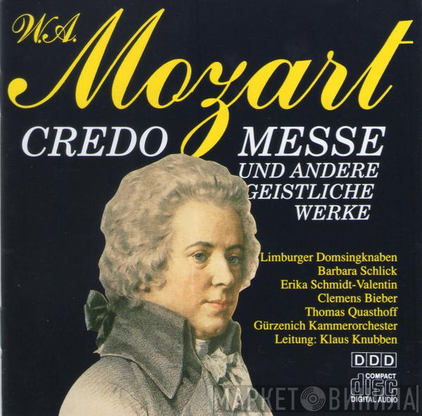 - Wolfgang Amadeus Mozart , Limburger Domsingknaben , Barbara Schlick , Erika Schmidt-Valentin , Clemens Bieber , Thomas Quasthoff Leitung: Gürzenich Kammerorchester  Klaus Knubben  - Credo Messe Und Andere Geistliche Werke