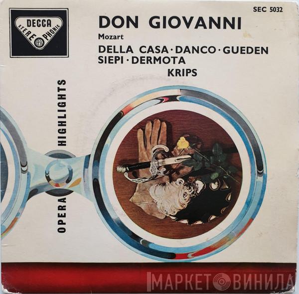 Wolfgang Amadeus Mozart, Lisa Della Casa, Suzanne Danco, Hilde Güden, Cesare Siepi, Anton Dermota, Josef Krips - Don Giovanni