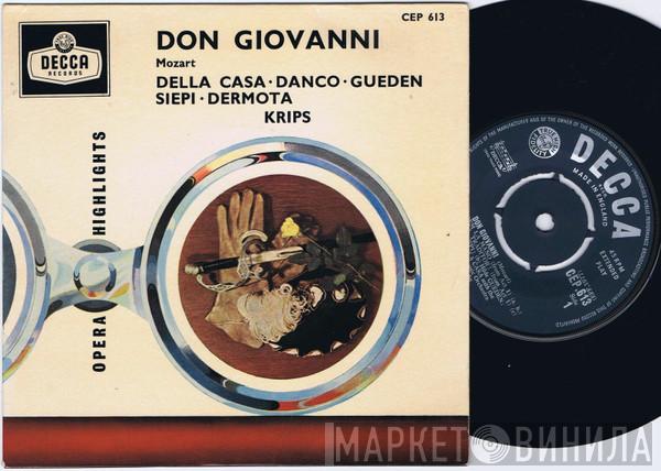 , Wolfgang Amadeus Mozart , Lisa Della Casa , Suzanne Danco , Hilde Güden , Cesare Siepi , Anton Dermota  Josef Krips  - Don Giovanni