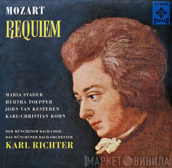 , Wolfgang Amadeus Mozart , Maria Stader , Hertha Töpper , John Van Kesteren , Karl Kohn , Münchener Bach-Chor , Münchener Bach-Orchester  Karl Richter  - Requiem