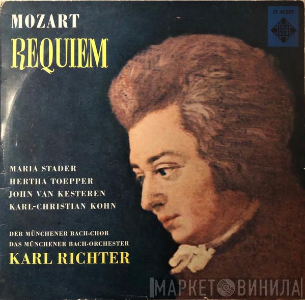 , Wolfgang Amadeus Mozart , Maria Stader , Hertha Töpper , John Van Kesteren , Karl Kohn , Münchener Bach-Chor , Münchener Bach-Orchester  Karl Richter  - Requiem