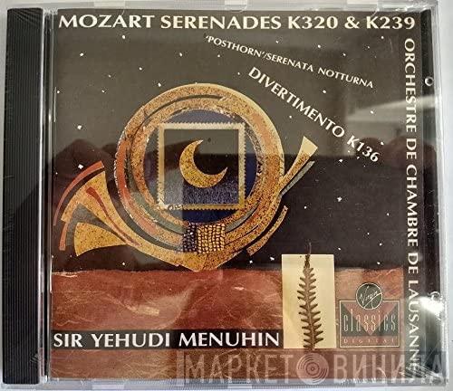 , Wolfgang Amadeus Mozart , Orchestre De Chambre De Lausanne  Yehudi Menuhin  - K320-K239-K136-K335