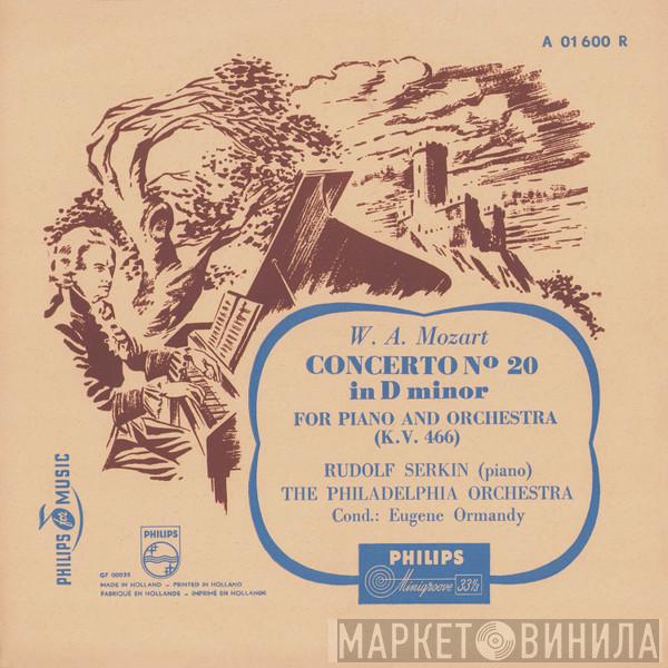 , Wolfgang Amadeus Mozart  Rudolf Serkin  - Concerto Nº 20 In D Minor For Piano And Orchestra (K.V. 466)