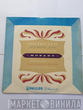 , Wolfgang Amadeus Mozart , Rudolf Serkin , The Philadelphia Orchestra  Eugene Ormandy  - Concerto No. 20 In D Minor For Piano And Orchestra (K. 466)