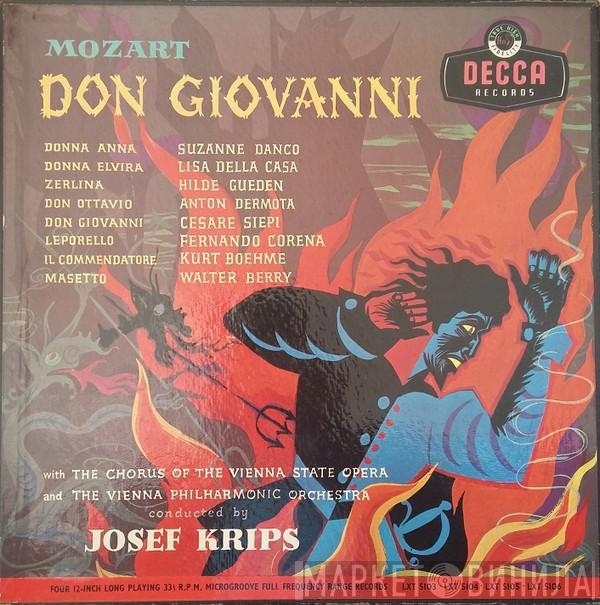 , Wolfgang Amadeus Mozart , Suzanne Danco , Lisa Della Casa , Hilde Güden , Anton Dermota , Cesare Siepi , Fernando Corena , Kurt Böhme With Walter Berry And Wiener Staatsopernchor Conducted By Wiener Philharmoniker  Josef Krips  - Don Giovanni