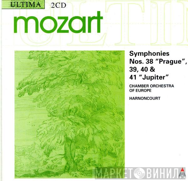 , Wolfgang Amadeus Mozart , The Chamber Orchestra Of Europe  Nikolaus Harnoncourt  - Symphonies Nos. 38 'Prague', 39, 40 & 41 'Jupiter'