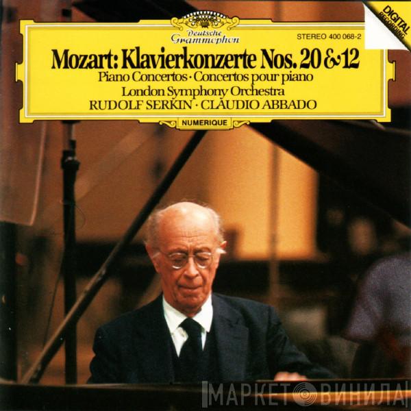 , Wolfgang Amadeus Mozart , The London Symphony Orchestra , Rudolf Serkin  Claudio Abbado  - Klavierkonzerte • Piano Concertos Nos. 20 & 12