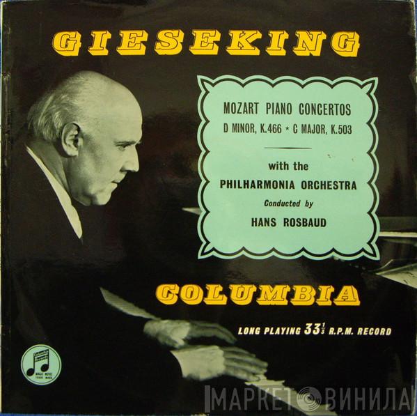 Wolfgang Amadeus Mozart, Walter Gieseking, Philharmonia Orchestra, Hans Rosbaud - Piano Concertos D Minor, K.466 • C Major, K.503