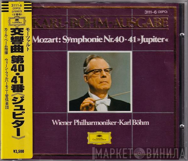 , Wolfgang Amadeus Mozart , Wiener Philharmoniker  Karl Böhm  - Symphonien No.41 »Jupiter« · No.40