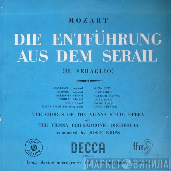 , Wolfgang Amadeus Mozart With Wiener Staatsopernchor Conducted By Wiener Philharmoniker  Josef Krips  - Die Entführung Aus Dem Serail (Il Seraglio)