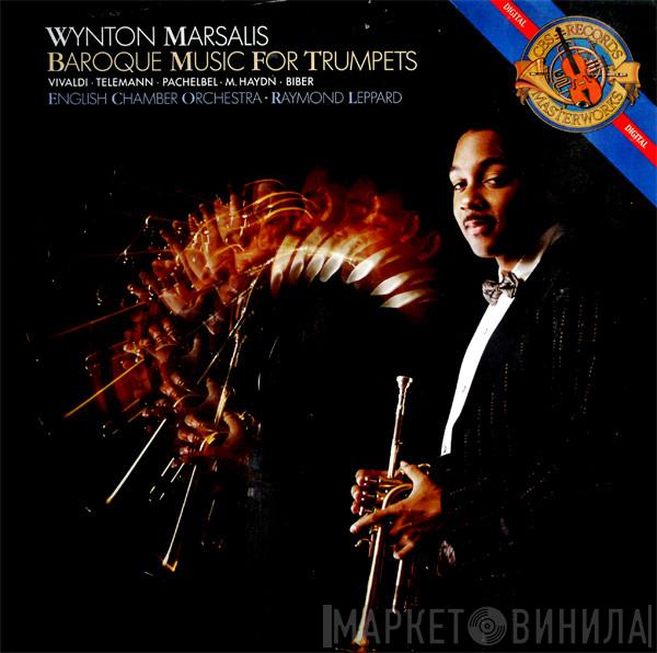 - Wynton Marsalis • Antonio Vivaldi • Georg Philipp Telemann • Johann Pachelbel • Michael Haydn • Heinrich Ignaz Franz Biber • English Chamber Orchestra  Raymond Leppard  - Baroque Music For Trumpets