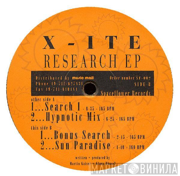 X-Ite - Research EP