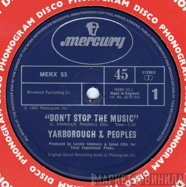  Yarbrough & Peoples  - Don't Stop The Music / You're My Song