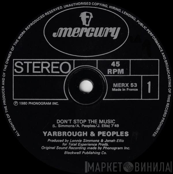 Yarbrough & Peoples - Don't Stop The Music / You're My Song