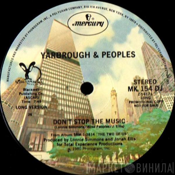  Yarbrough & Peoples  - Don't Stop The Music