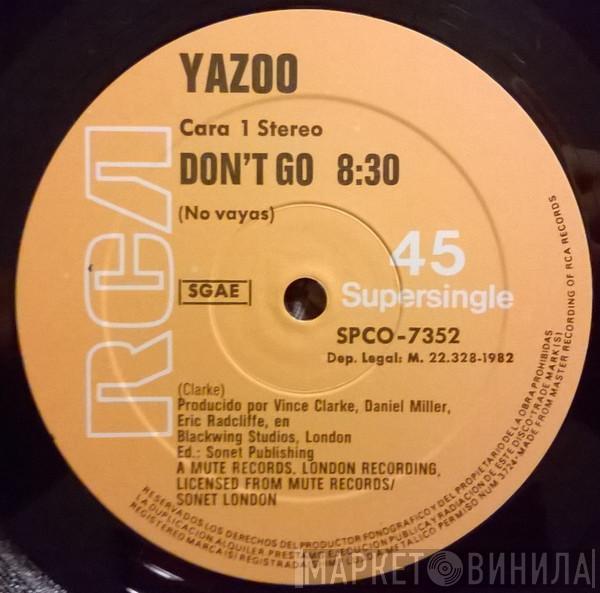  Yazoo  - Don't Go = No Vayas (Re-Mixes)